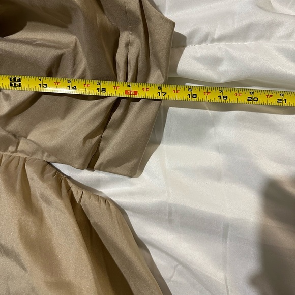 New J. Crew Collection bow-front cutout midi dress in stretch taffeta!!! - Picture 2 of 3